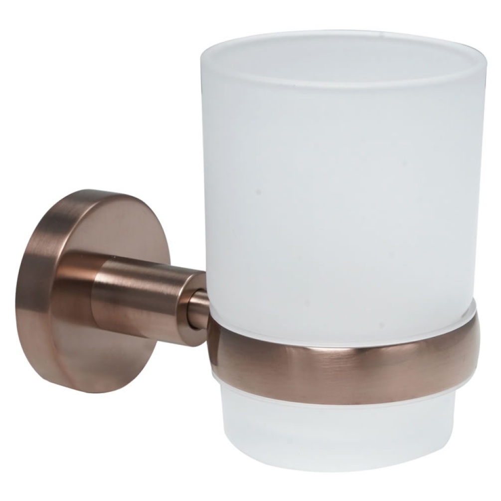 Cutout image of JTP Vos Brushed Bronze Tumbler Holder